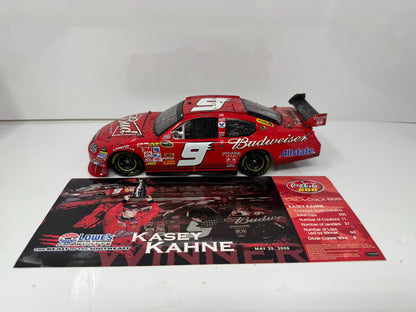 Action NASCAR #9 Kasey Kahne Budweiser Coke 600 Race Win 2008 1:24 Diecast