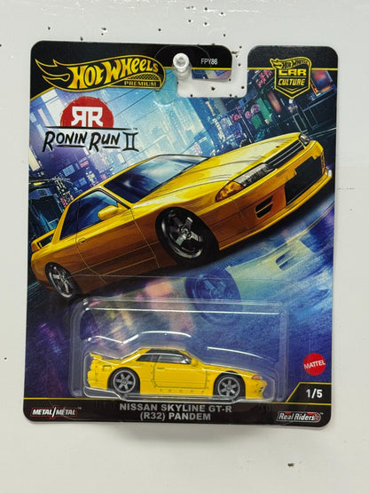 Hot Wheels Premium Ronin Run II Nissan Skyline GT-R R32 Pandem 1:64 Diecast