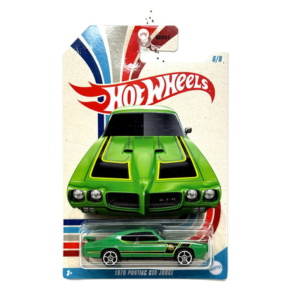 Hot Wheels Vintage American Muscle 1970 Pontiac GTO Judge 1:64 Diecast