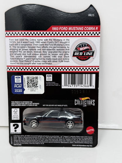 Hot Wheels RLC 2023 Club Exclusive 1993 Ford Mustang Cobra R 1:64 Diecast