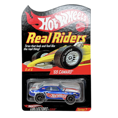 Hot Wheels RLC Redline Club Real Riders 1969 Chevrolet Camaro 1:64 Diecast