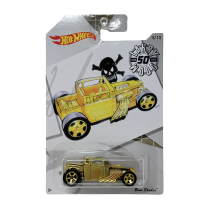Hot Wheels Larry Wood 50th Anniversary Bone Shaker 1:64 Diecast
