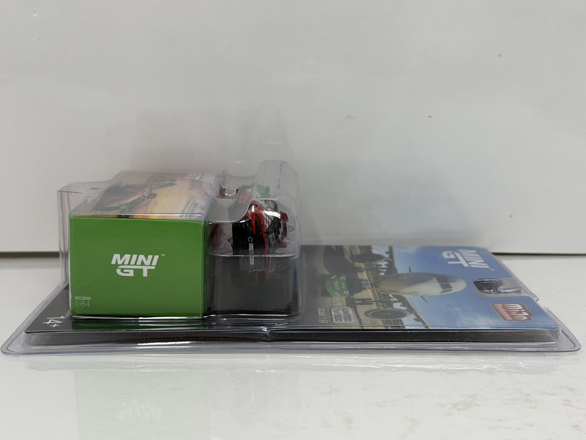 Mini GT MiJo Lamborghini Huracan EVO Bologna Airport 2020 Follow-Me 1:64 Diecast