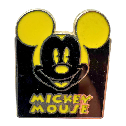 Disney Mickey Mouse Expression Happy Yellow Trading Pin DC2S1