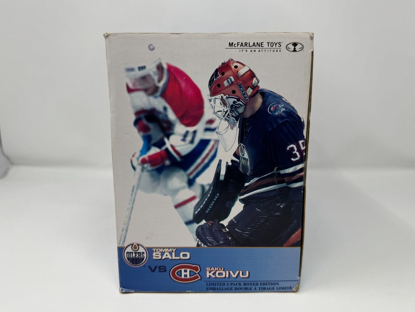 McFarlane NHL Saku Koivu Canadiens vs. Tommy Salo Oilers 2-Pack Figure Set