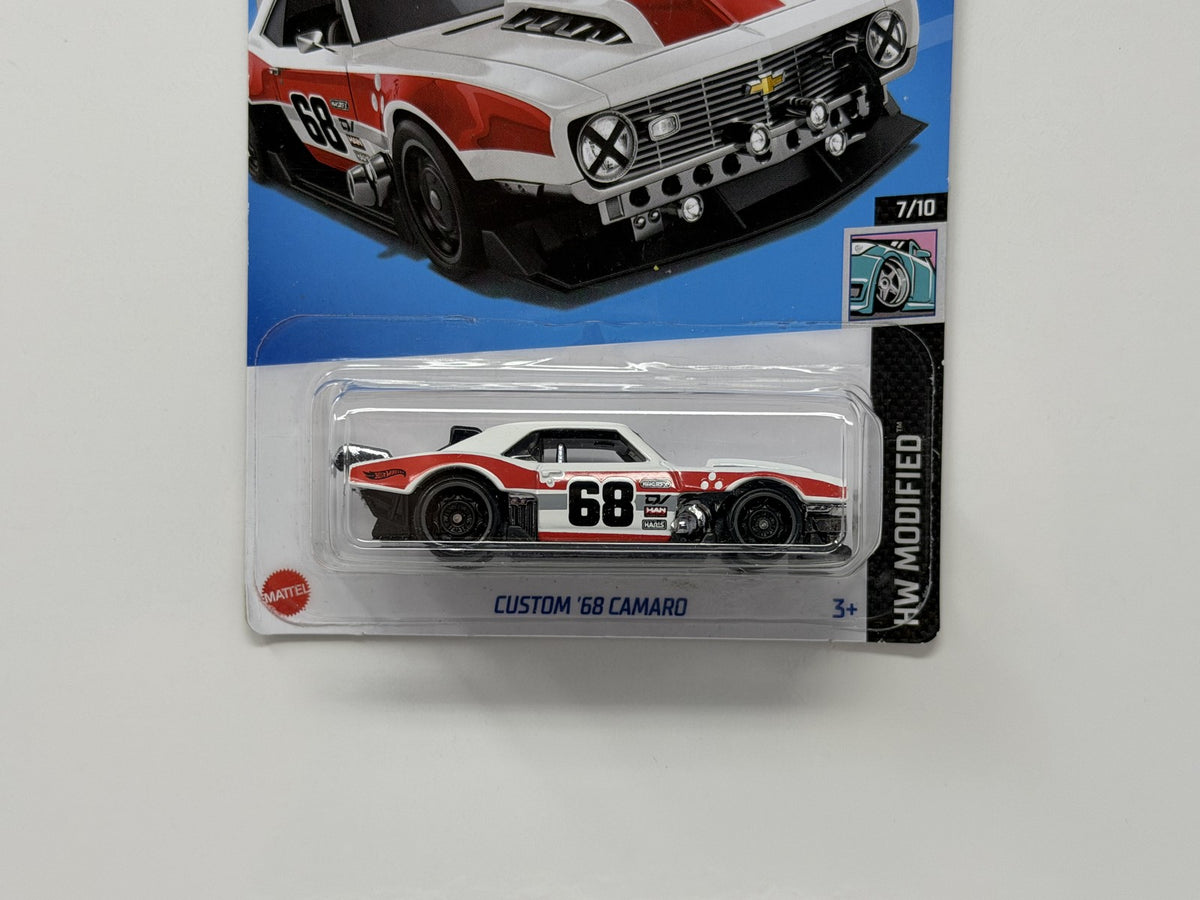 Hot Wheels HW Modified Custom 1968 Camaro 1:64 Diecast White