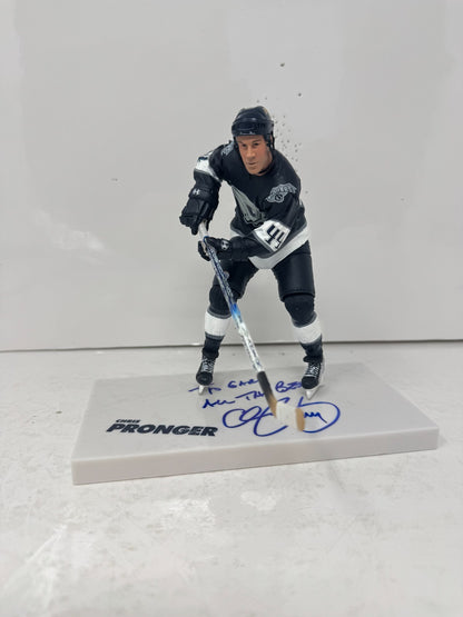 McFarlane NHL Chris Pronger Edmonton Oilers Figure Auto Signed