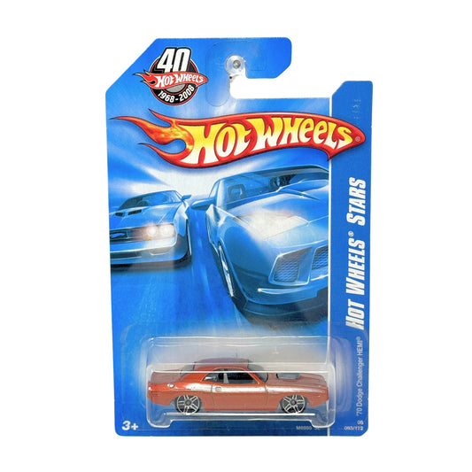 Hot Wheels Stars 1970 Dodge Challenger Hemi 1:64 Diecast Bronze