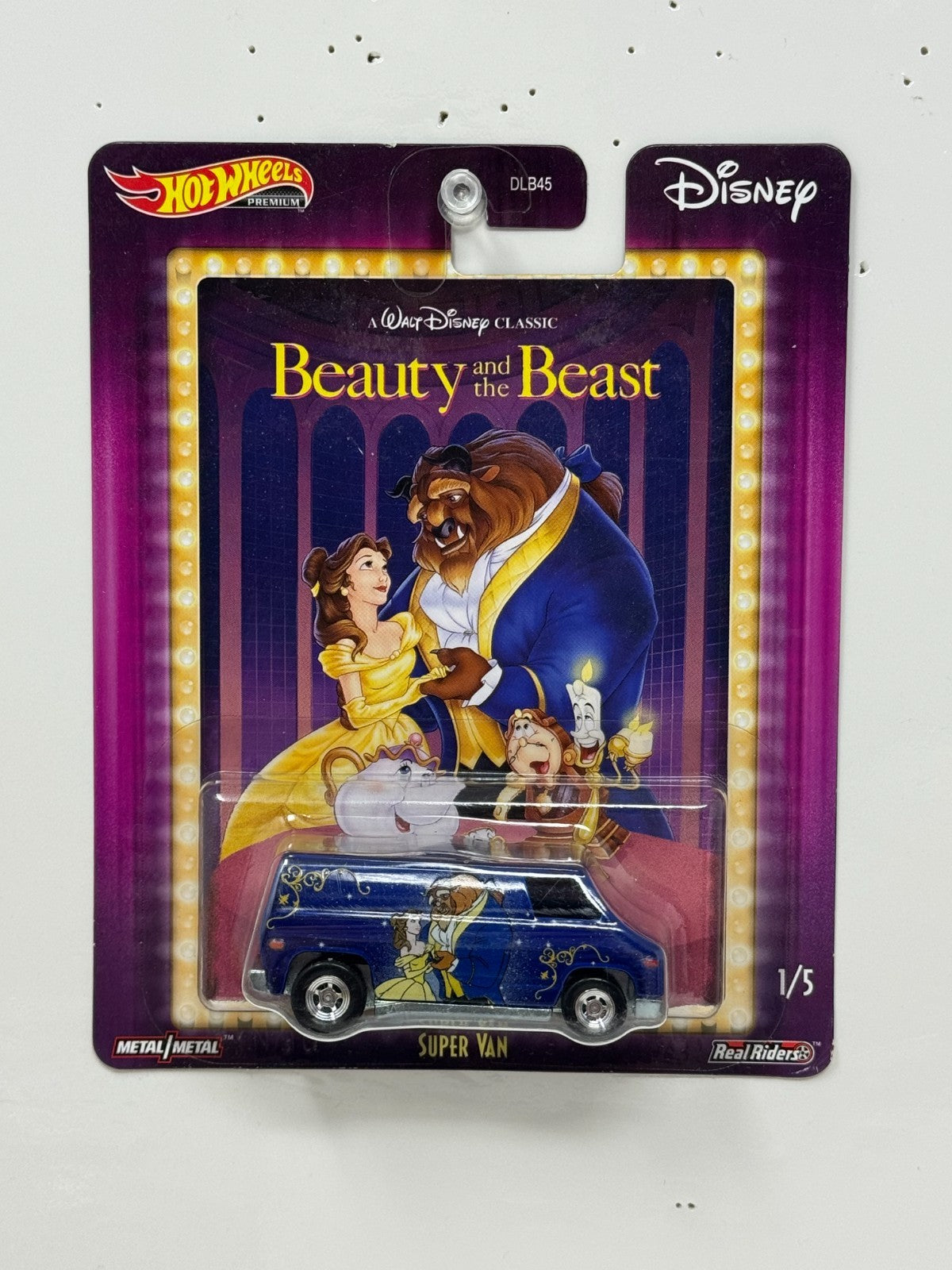Hot Wheels Premium Disney Beauty and the Beast Super Van 1:64 Diecast