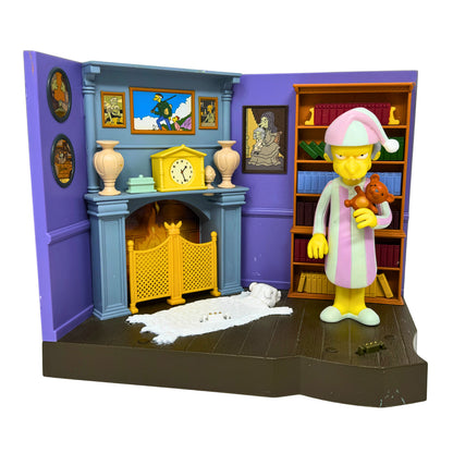 Simpsons World of Springfield Burns Manor Set Playmates Diorama
