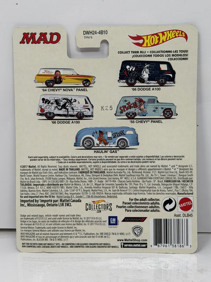 Hot Wheels MAD 1964 Chevrolet Nova Panel 1:64 Diecast Real Riders