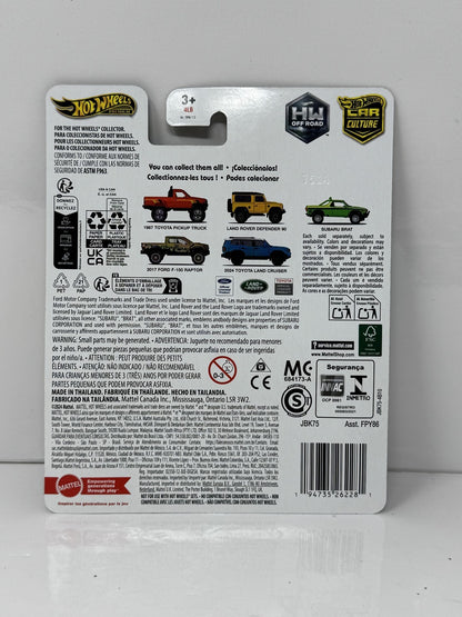 Hot Wheels Premium Off Road 2024 Toyota Land Cruiser Chase 05 1:64 Diecast Black