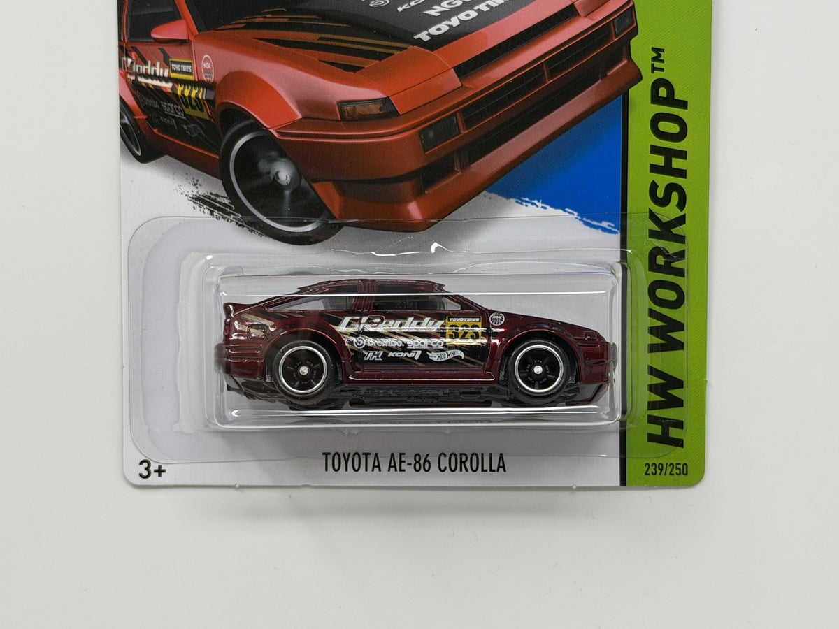 Hot Wheels Super Treasure Hunt Toyota AE-86 Corolla Workshop 1:64 Diecast STH