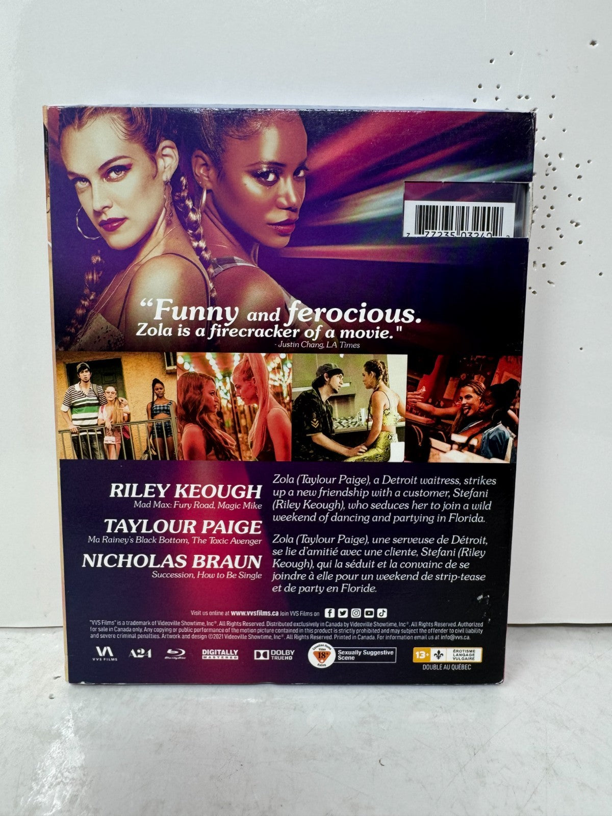 Zola (DVD) Taylour Paige Drama New and Sealed!!!