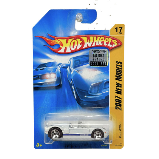 Hot Wheels New Models Ford GTX-1 1:64 Diecast Factory Sealed White
