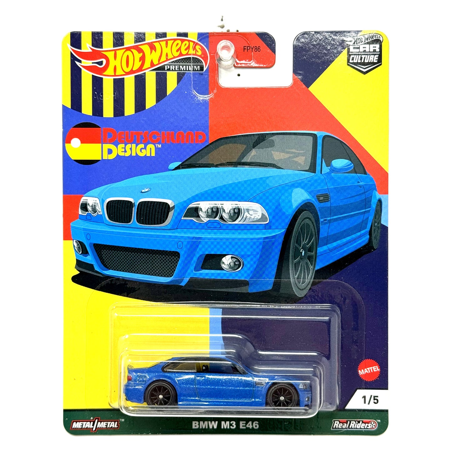 Hot Wheels Premium Deutschland Design BMW M3 E46 1:64 Diecast