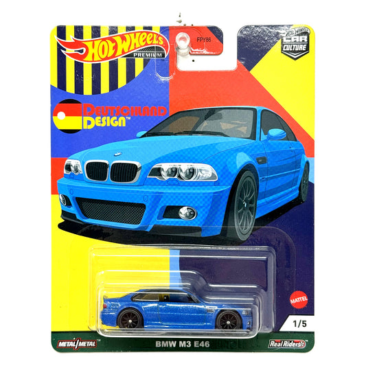 Hot Wheels Premium Deutschland Design BMW M3 E46 1:64 Diecast