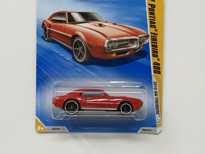 Hot Wheels 2010 HW Premiere 1967 Pontiac Firebird 400 1:64 Diecast Red