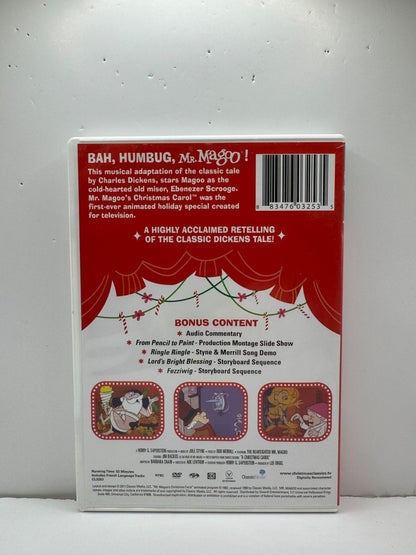Mister Magoo’s Christmas Carol (DVD) Jim Backus Animation