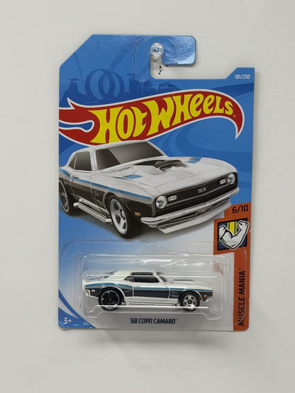 Hot Wheels Muscle Mania 1968 COPO Camaro 1:64 Diecast White