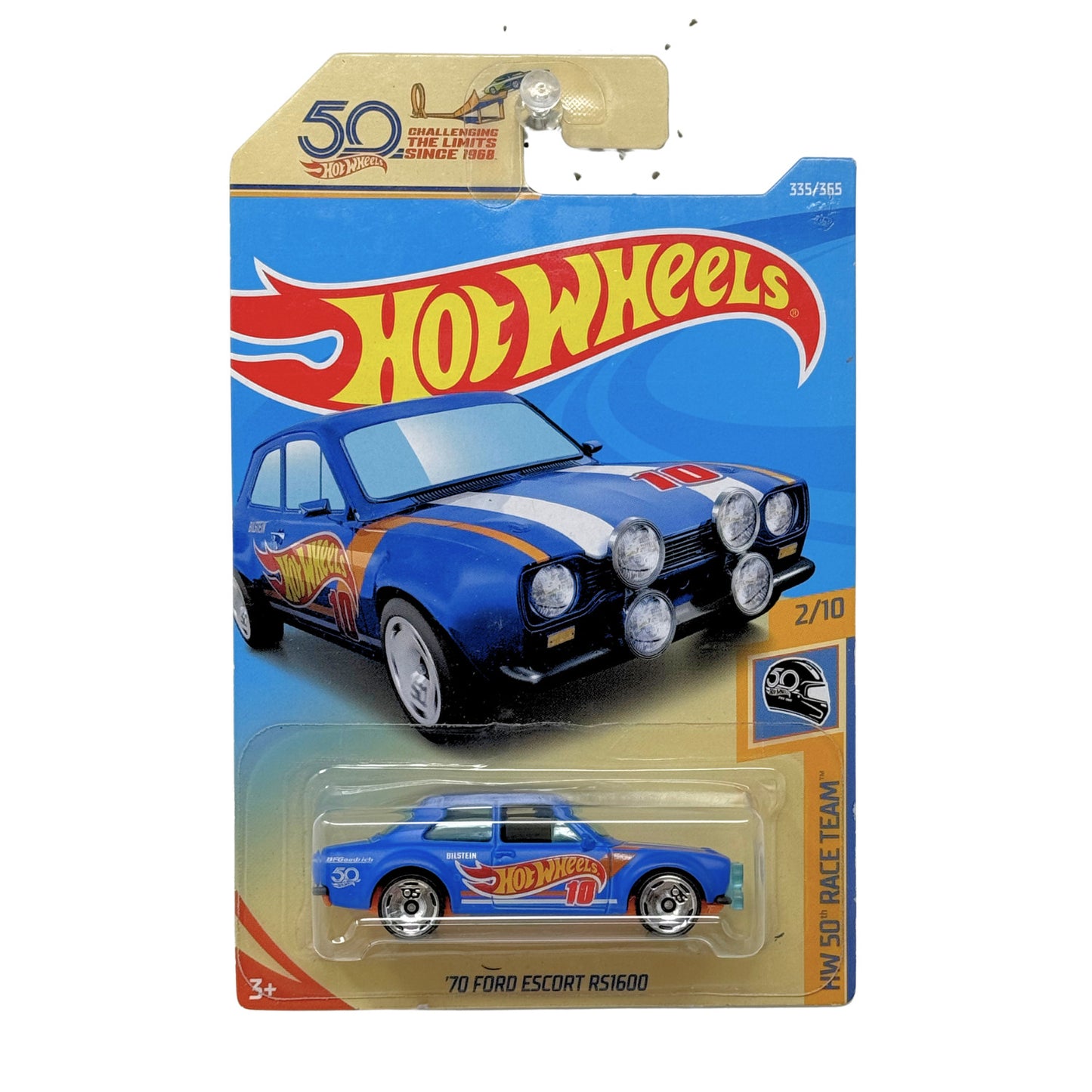 Hot Wheels HW 50 Race Team 1970 Ford Escort RS1600 1:64 Diecast