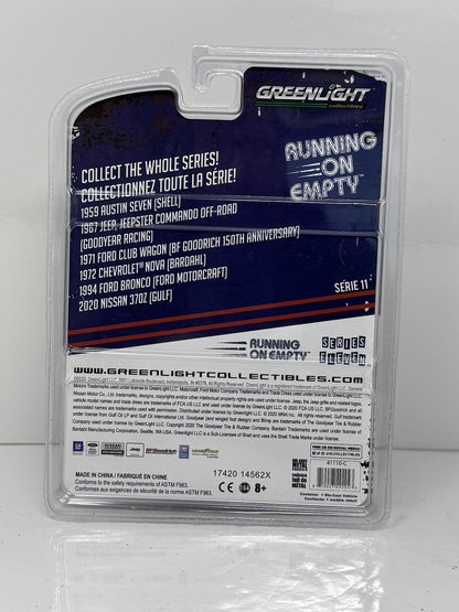 GreenLight Running On Empty 1971 Ford Club Wagon BFGoodrich 1:64 Diecast