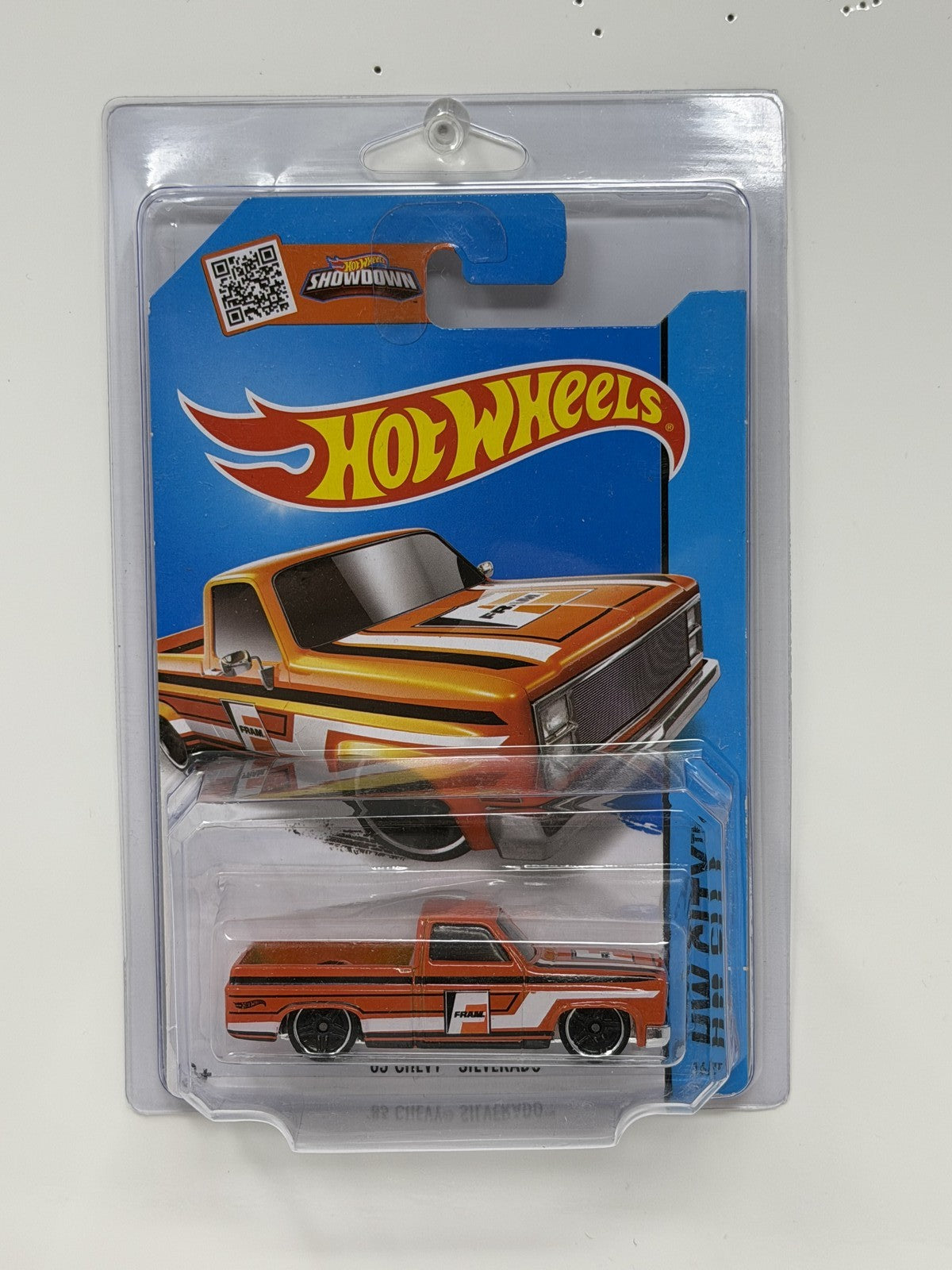 Hot Wheels HW City 1983 Chevy Silverado FRAM 1:64 Diecast Orange