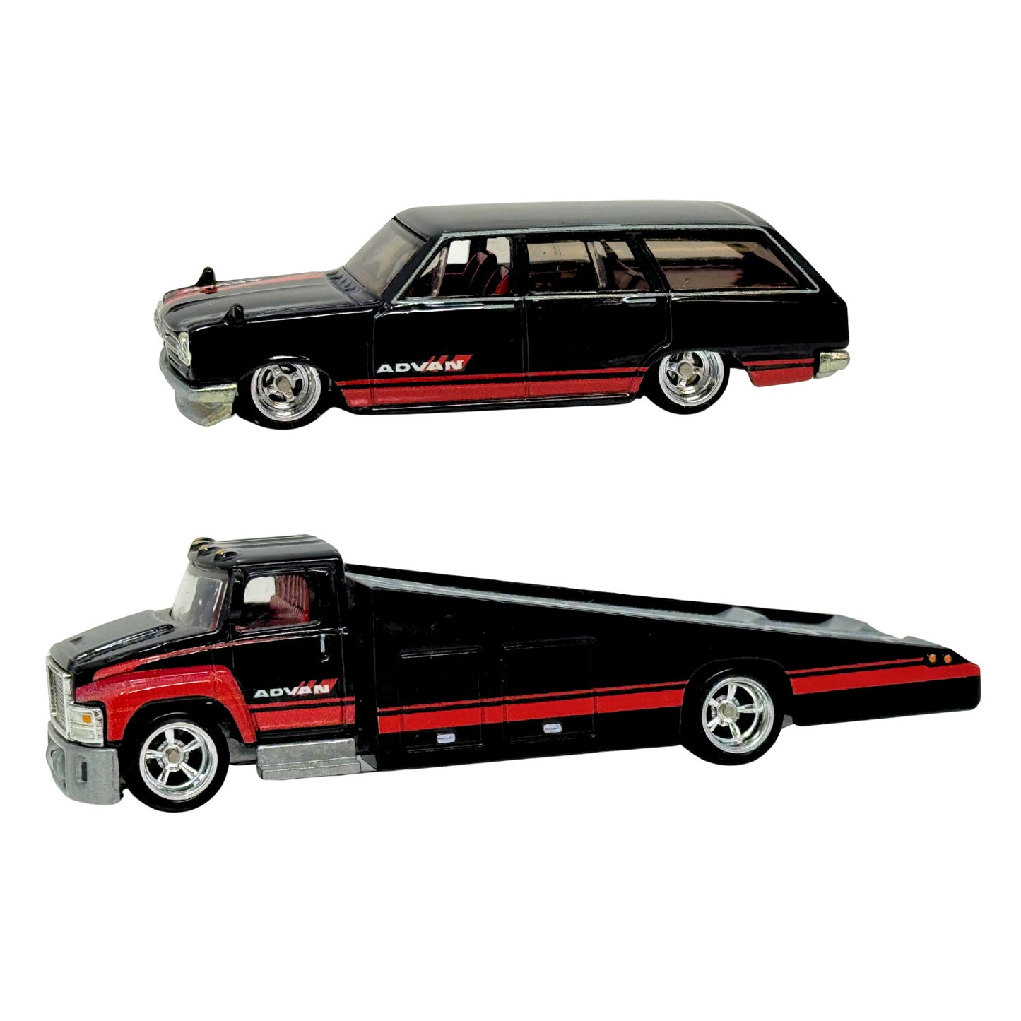 Hot Wheels Premium Team Transport 1969 Nissan Skyline Van & Hauler 1:64 Diecast