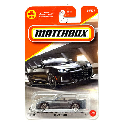 Matchbox 2024 Chevrolet Camaro ZL1 Convertible 1:64 Diecast Gray