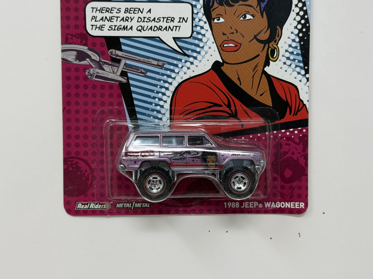 Hot Wheels Star Trek 1988 Jeep Wagoneer 1:64 Diecast Real Riders