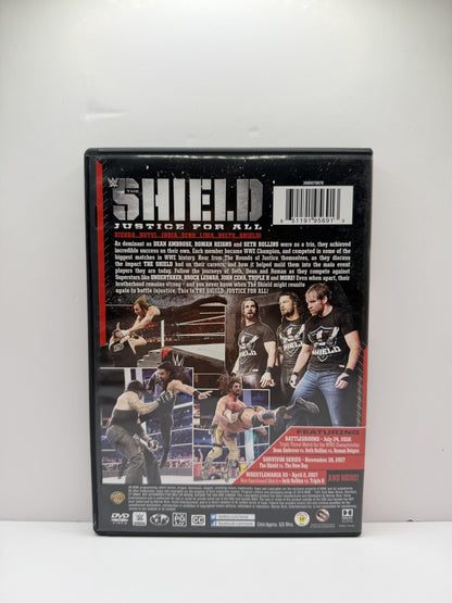WWE The Shield Justice for All 3-Disc DVD Roman Reigns Seth Rollins Wrestling