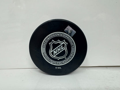 Jamie McGinn Colorado Avalanche Signed NHL Autograph Puck Blue Auto