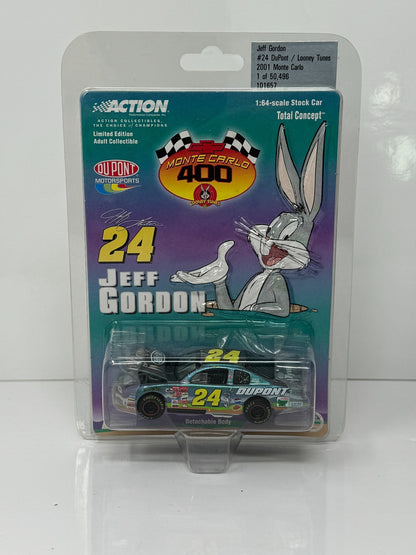 Action Nascar #24 Jeff Gordon DuPont Looney Tunes 2001 Monte Carlo 1:64 Diecast