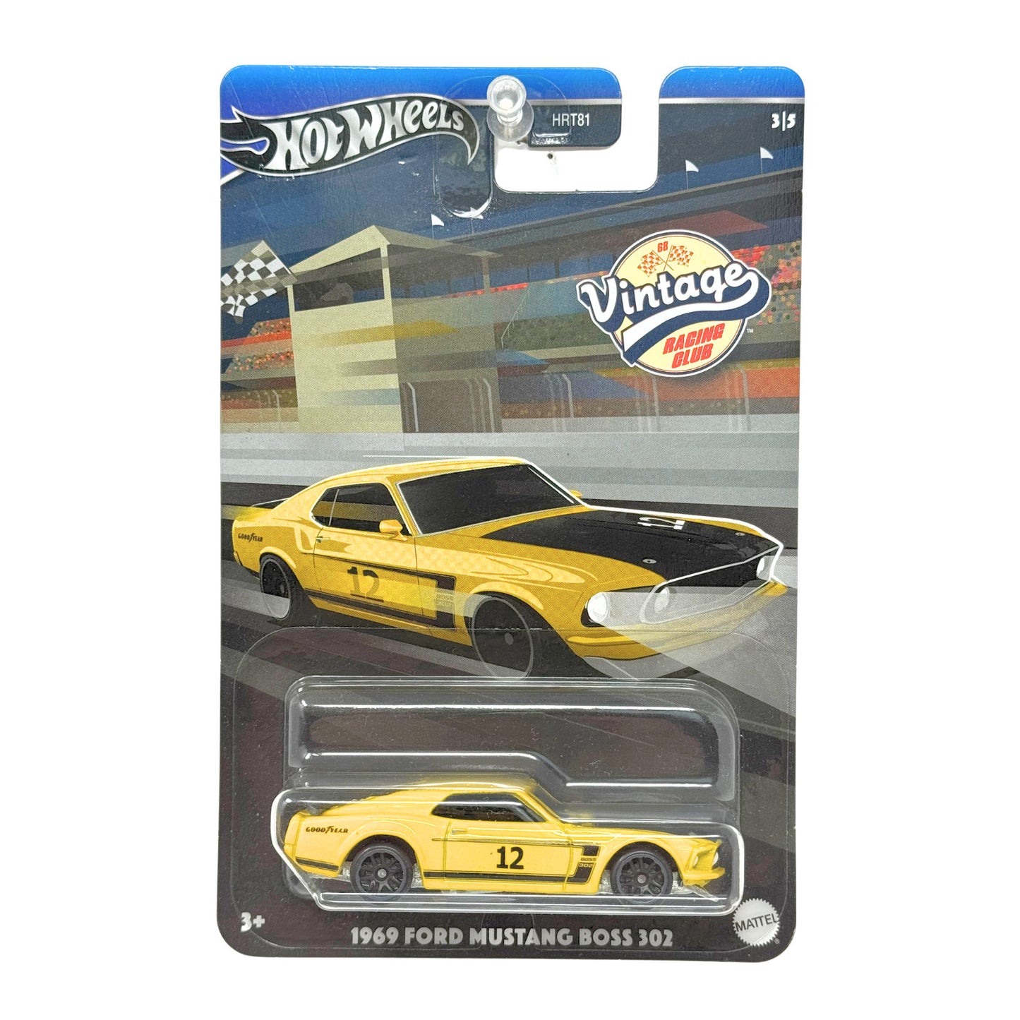 Hot Wheels Vintage Racing Club 1969 Ford Mustang Boss 302 1:64 Diecast