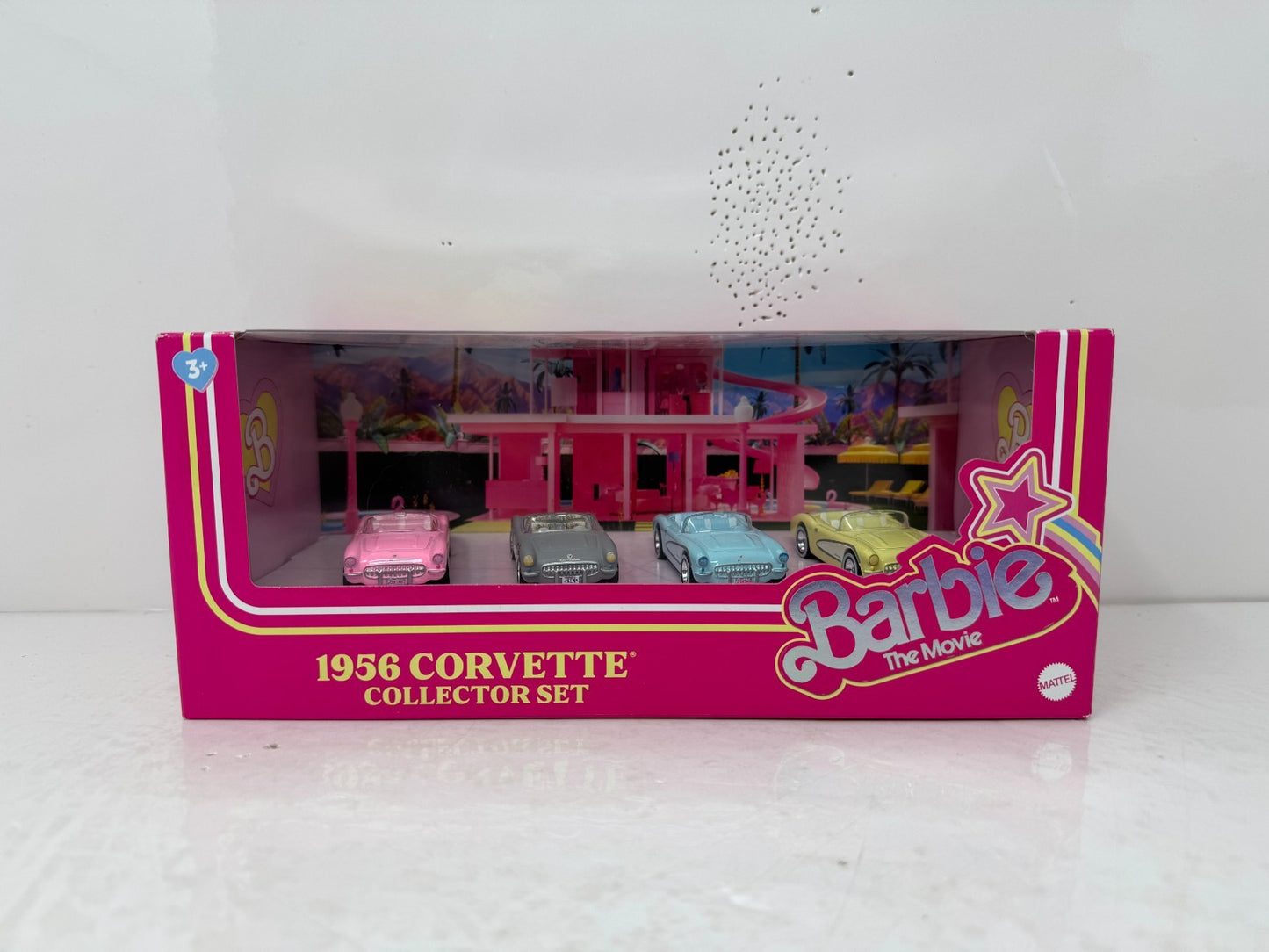 Hot Wheels Premium Barbie The Movie 1956 Corvette Collector Set 1:64 Diecast