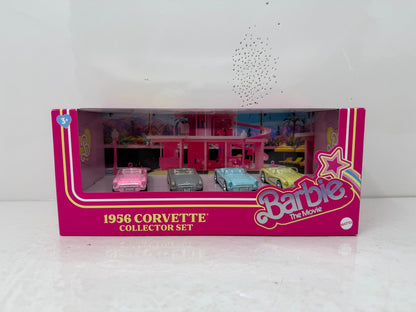 Hot Wheels Premium Barbie The Movie 1956 Corvette Collector Set 1:64 Diecast