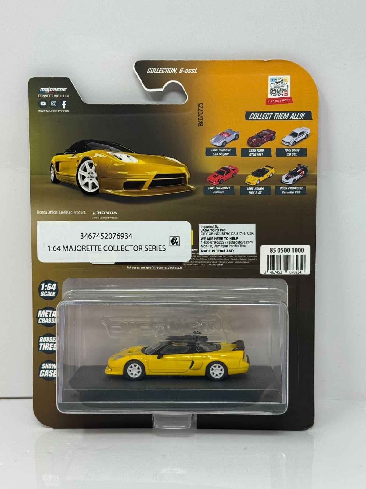 Majorette Collector 1995 Honda NSX-R GT 1:64 Diecast