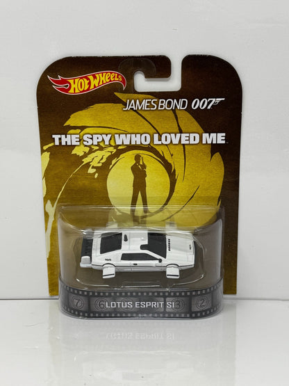 Hot Wheels Retro Entertainment The Spy Who Loved Me Lotus Esprit S1 1:64 Diecast