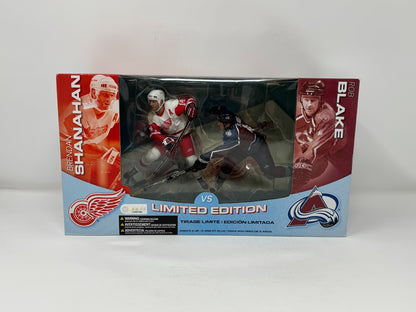 McFarlane NHL Brendan Shanahan Red Wings vs. Rob Blake Avalanche 2-Pack Figure