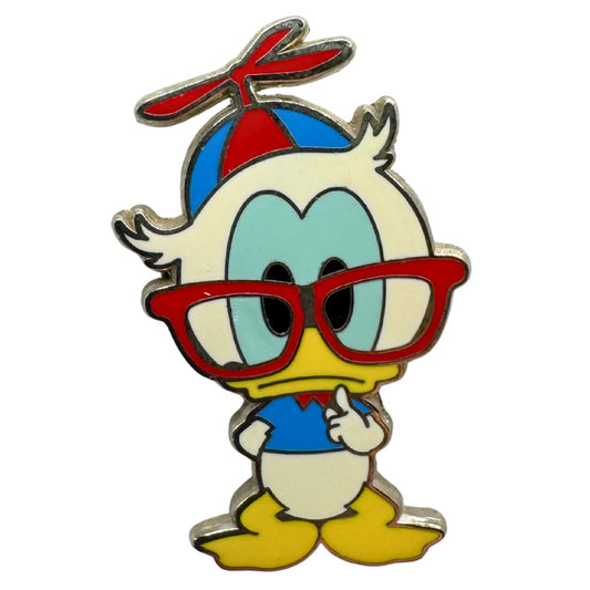 Disney Donald with Glasses Nerds Rock Trading Pin DC2S10