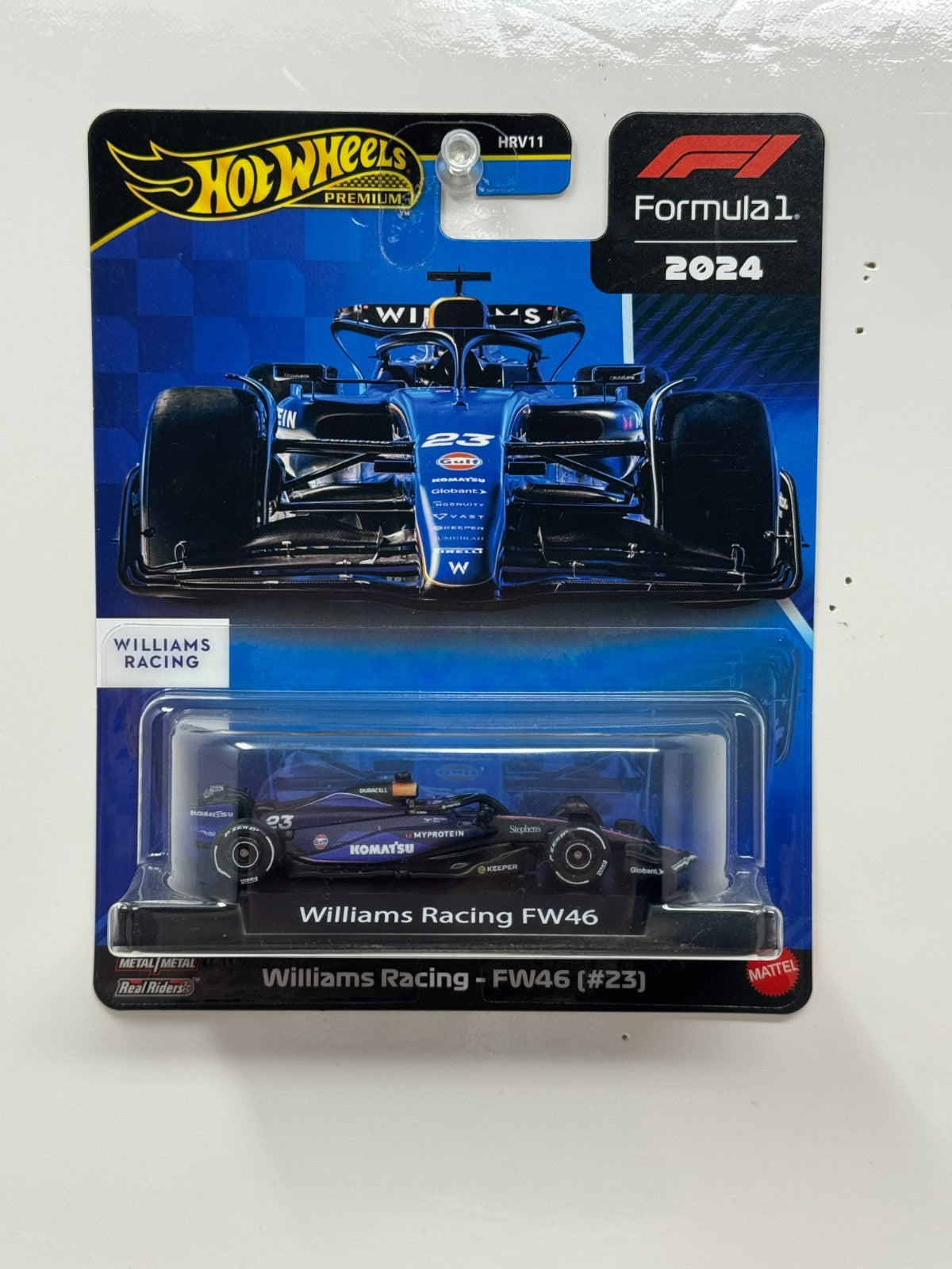 Hot Wheels Premium Formula 1 Williams Racing FW46 #23 1:64 Diecast