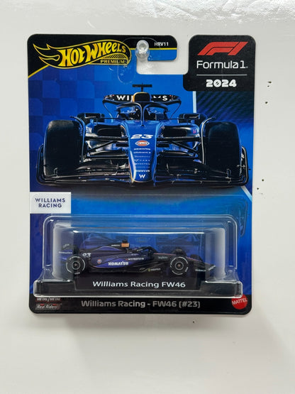 Hot Wheels Premium Formula 1 Williams Racing FW46 #23 1:64 Diecast