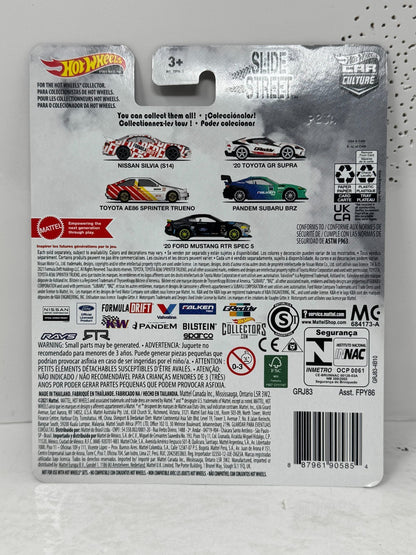 Hot Wheels Premium Slide Street Toyota AE86 Sprinter Trueno 1:64 Diecast