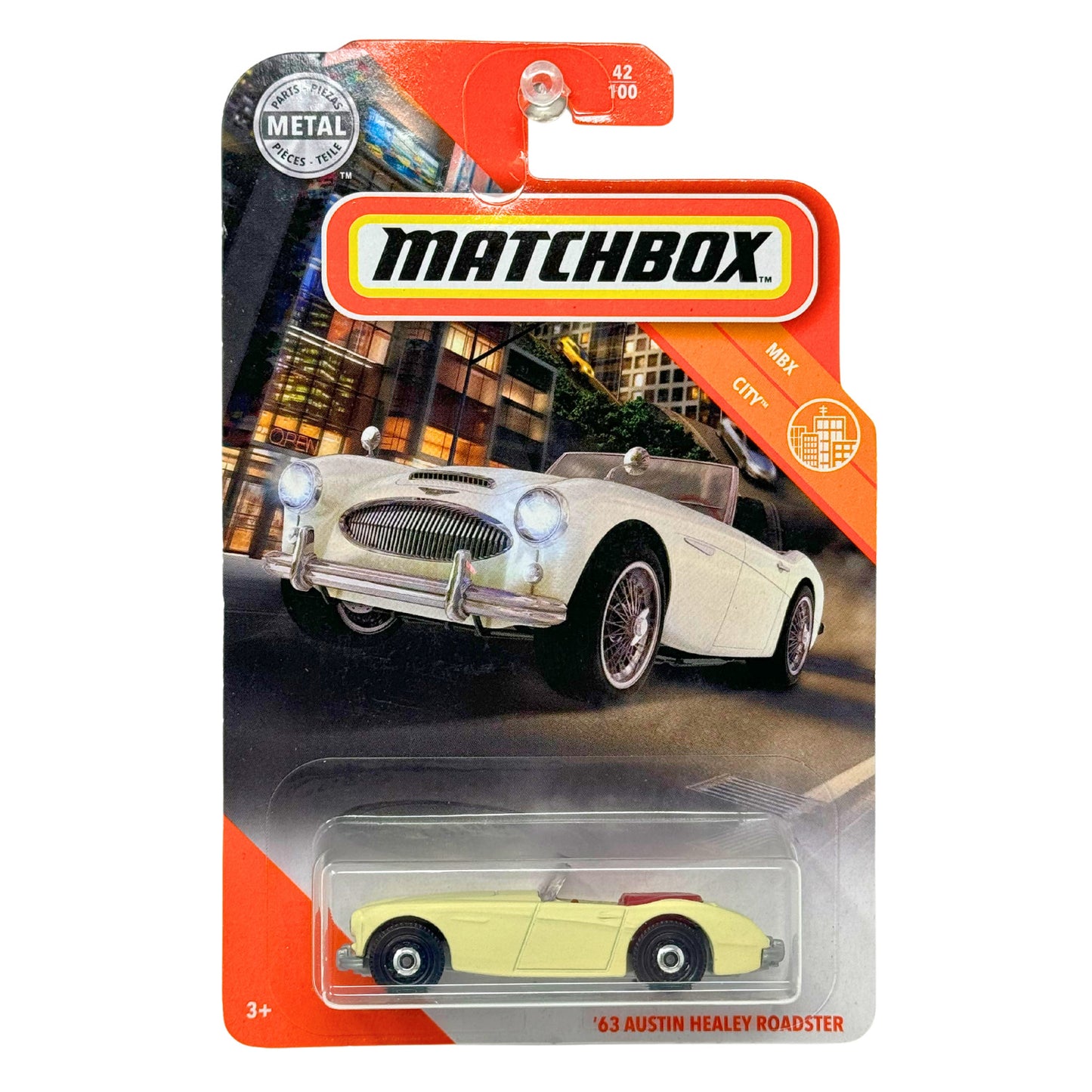 Matchbox MBX City 1963 Austin Healey Roadster 1:64 Diecast