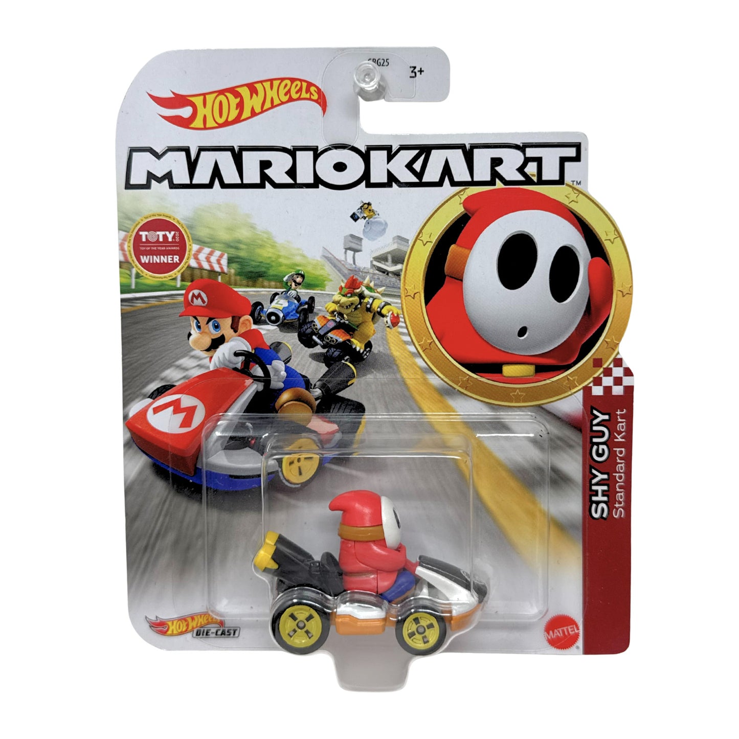 Hot Wheels Mario Kart Shy Guy Standard Kart 1:64 Diecast