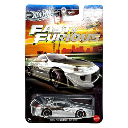 Hot Wheels Silver Series Fast & Furious 1995 Mitsubishi Eclipse 1:64 Diecast