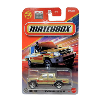 Matchbox 2017 Toyota Land Cruiser 78 1:64 Diecast