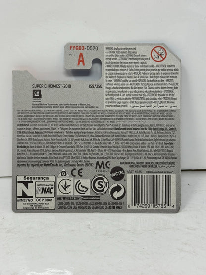 Hot Wheels Treasure Hunt Super Chromes Corvette Stingray 1:64 Diecast Short Card