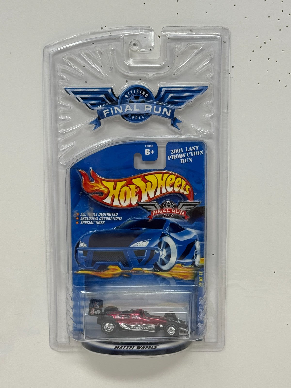 Hot Wheels 2001 Final Run Hot Wheels 500 1:64 Diecast