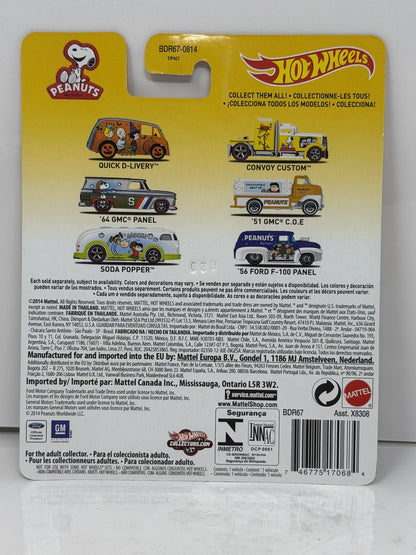Hot Wheels Peanuts Soda Popper 1:64 Diecast Real Riders